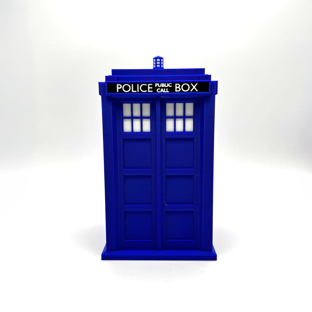 TARDIS MTG Commander Deck Box | Doctor Who Inspired Magic The Gathering Card Holder with Dice Storage