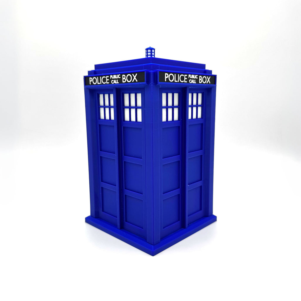 TARDIS MTG Commander Deck Box | Doctor Who Inspired Magic The Gathering Card Holder with Dice Storage