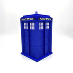 TARDIS MTG Commander Deck Box | Doctor Who Inspired Magic The Gathering Card Holder with Dice Storage