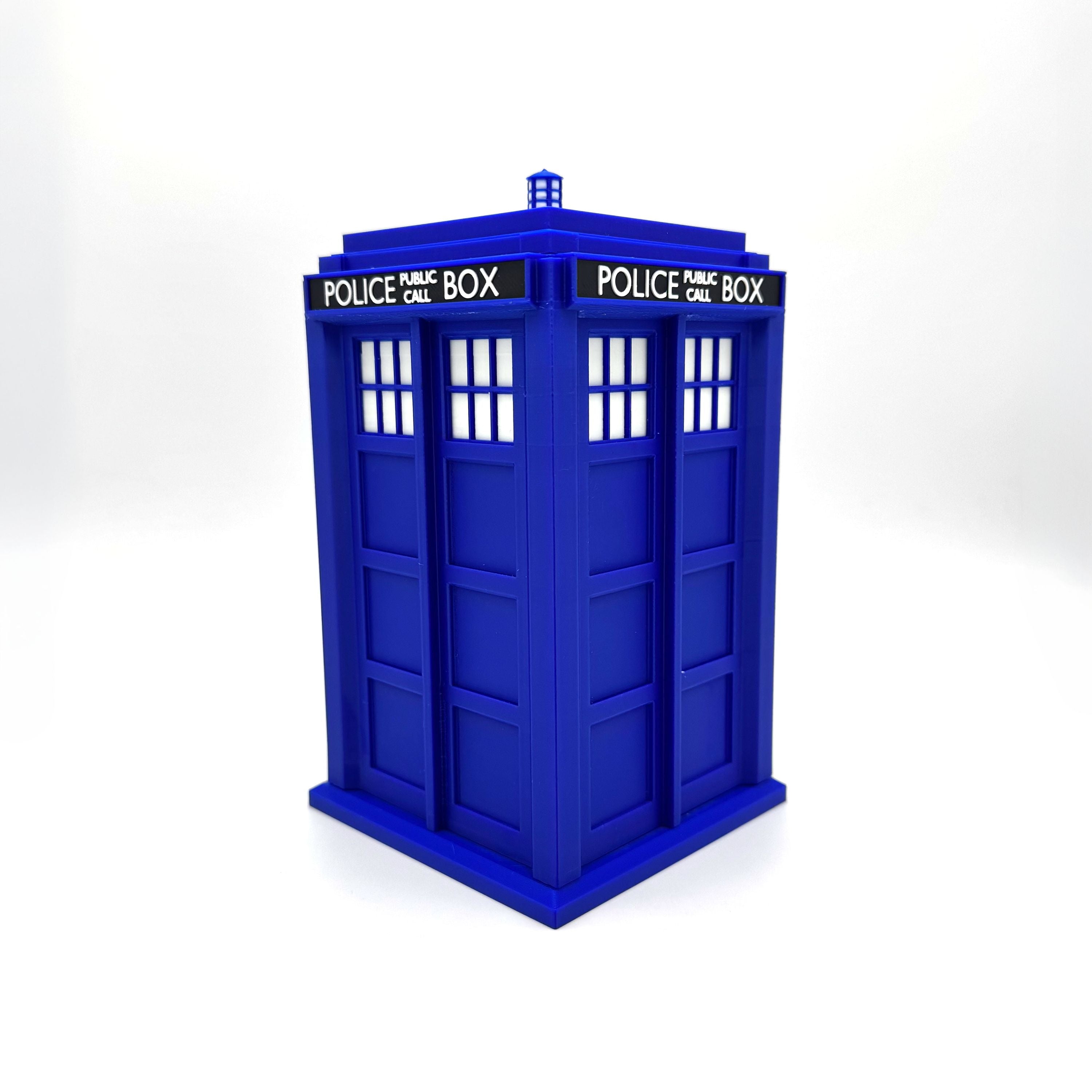 TARDIS MTG Commander Deck Box | Doctor Who Inspired Magic The Gathering Card Holder with Dice Storage
