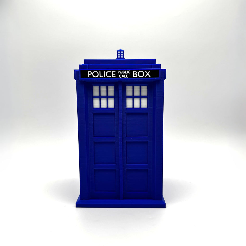 TARDIS MTG Commander Deck Box | Doctor Who Inspired Magic The Gathering Card Holder with Dice Storage