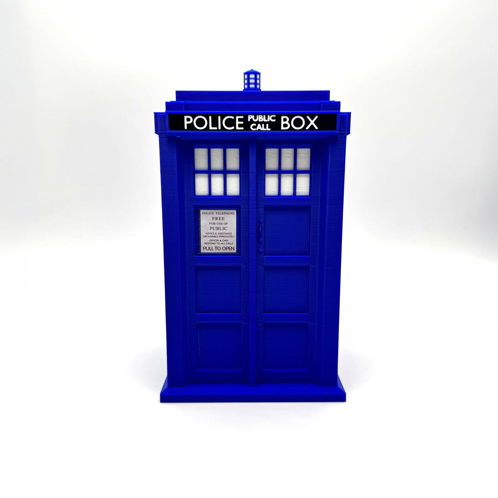 TARDIS MTG Commander Deck Box | Doctor Who Inspired Magic The Gathering Card Holder with Dice Storage