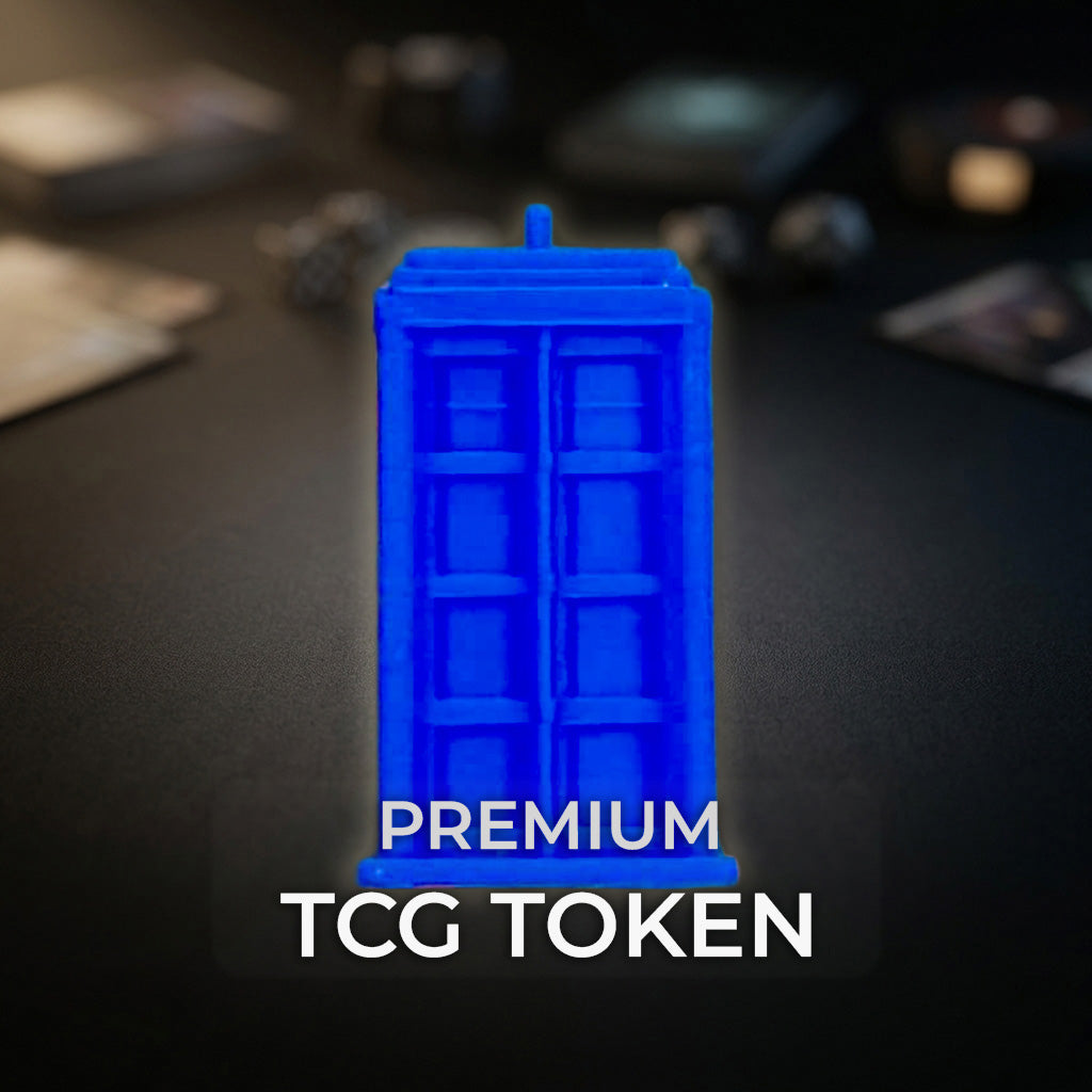 TARDIS MTG Token | Doctor Who Magic The Gathering Token | Commander EDH TCG Counter
