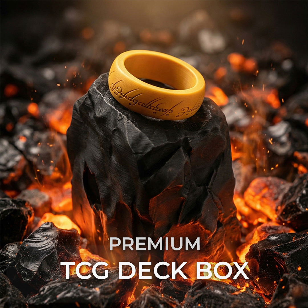 The One Ring MTG Commander Deck Box |  LOTR Lord Of The Rings Inspired Magic The Gathering Card Holder