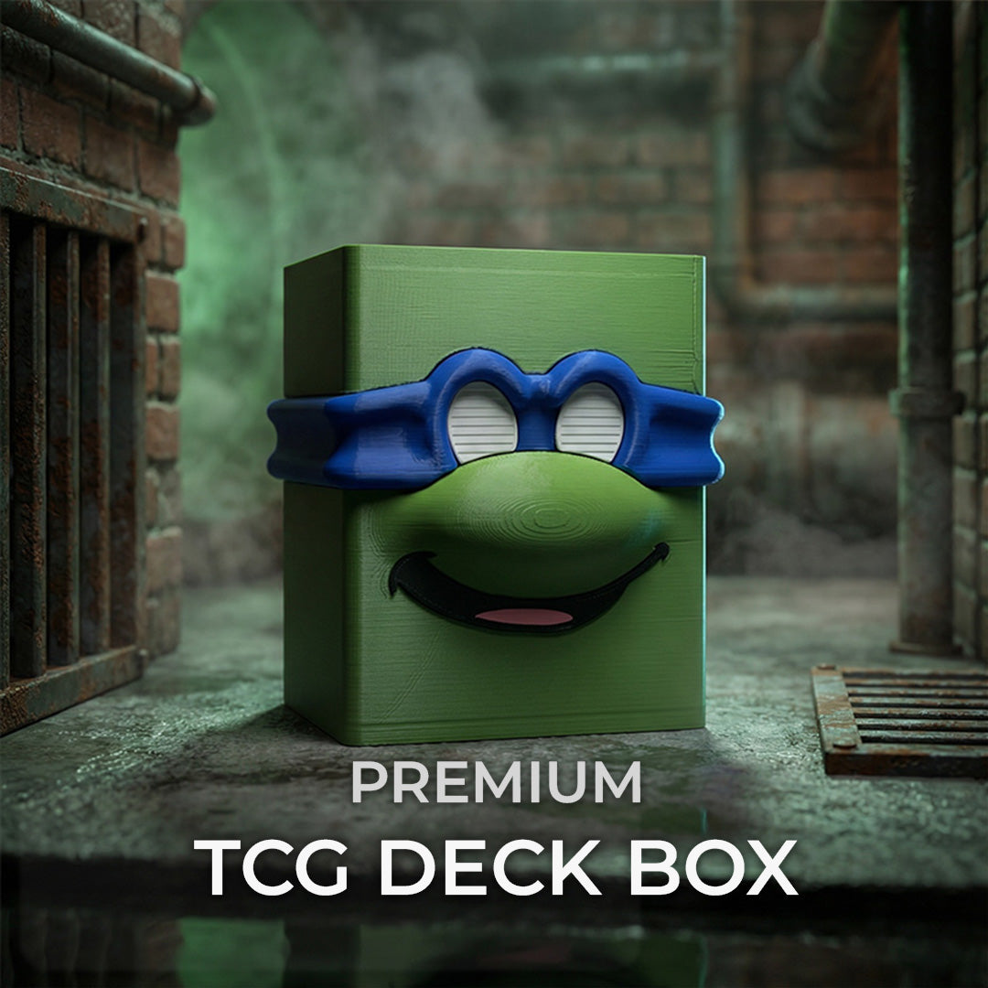 Turtle Head Commander Deck Box | Ninja Turtle Inspired | MTG Magic The Gathering