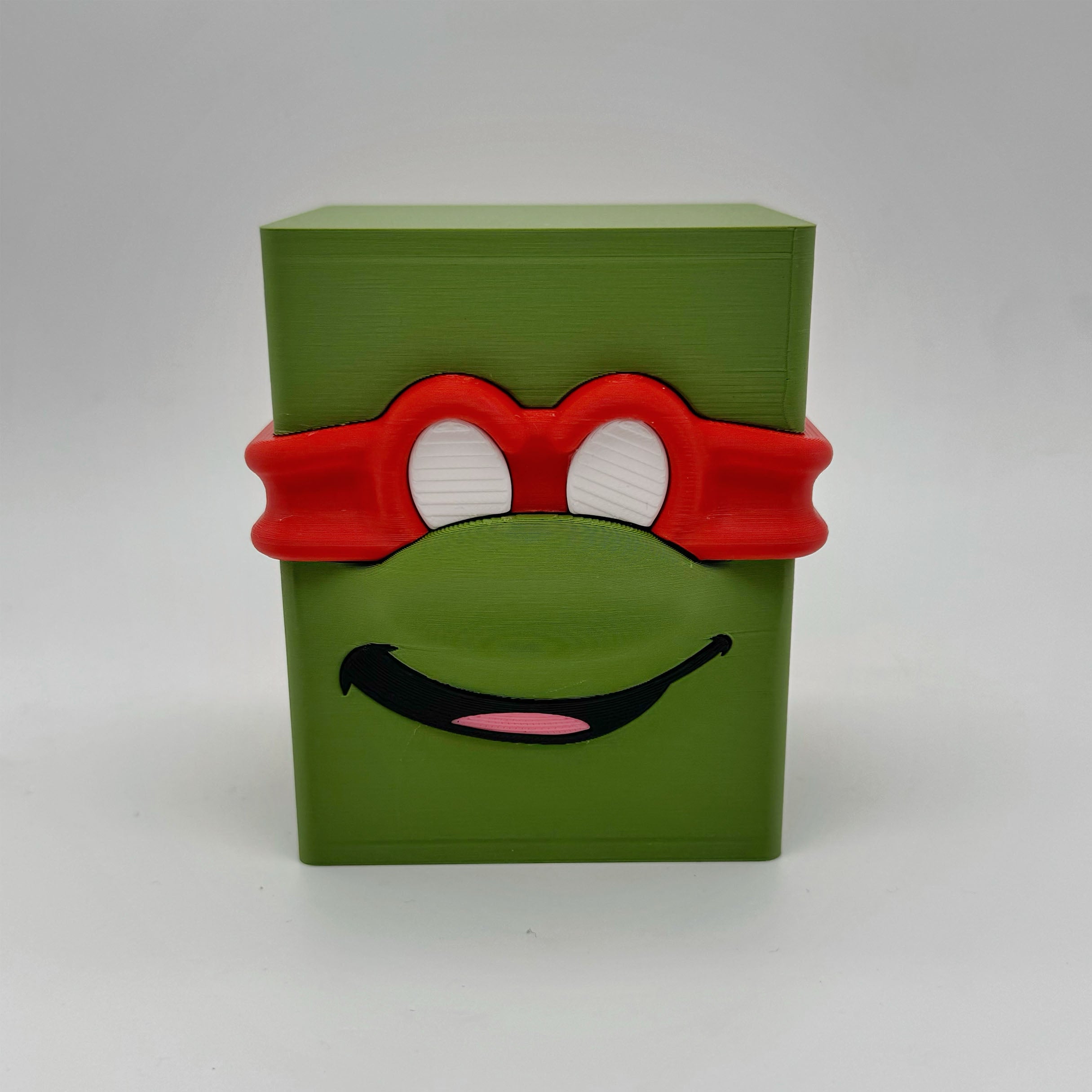 Turtle Head Commander Deck Box | Ninja Turtle Inspired | MTG Magic The Gathering