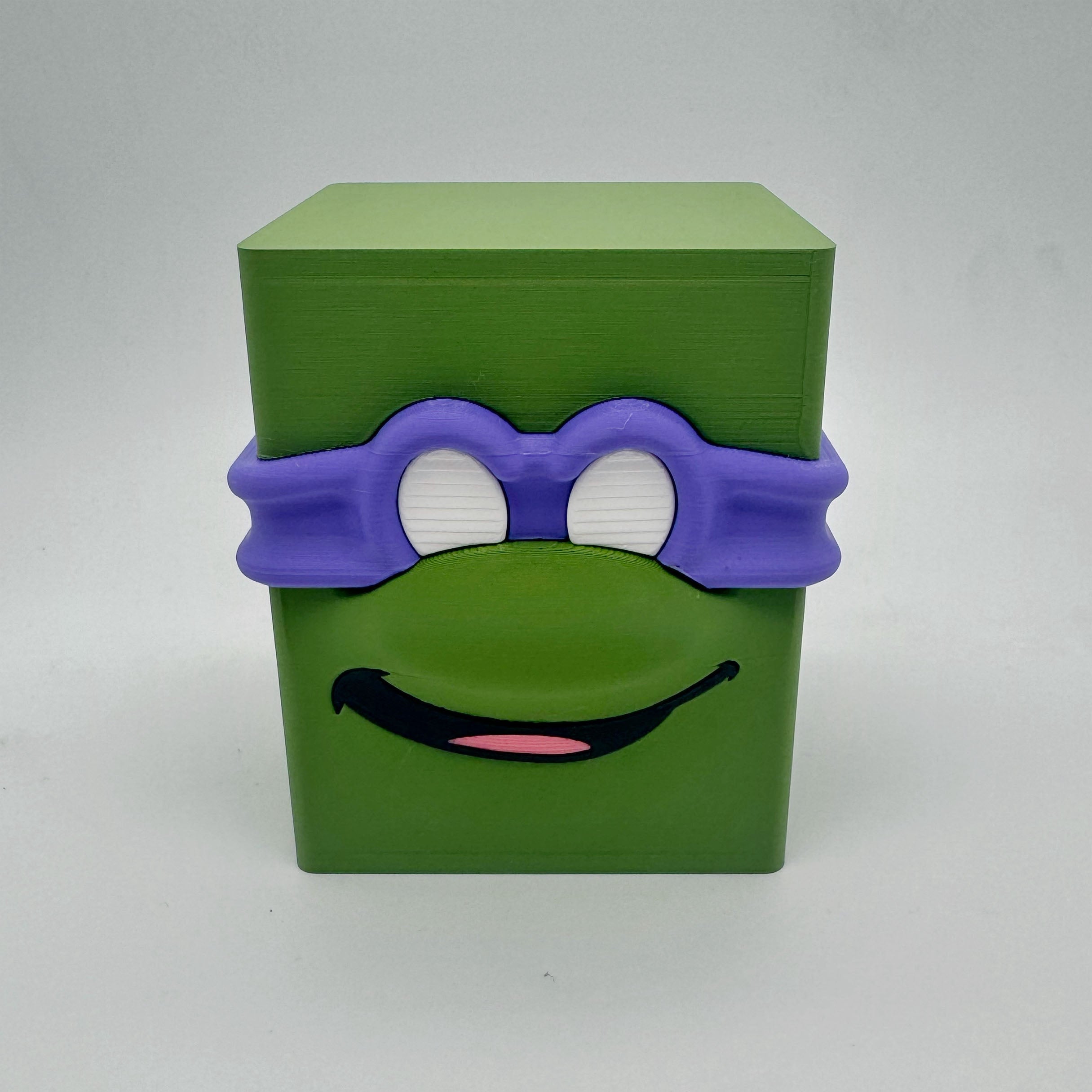 Turtle Head Commander Deck Box | Ninja Turtle Inspired | MTG Magic The Gathering