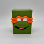 Turtle Head Commander Deck Box | Ninja Turtle Inspired | MTG Magic The Gathering