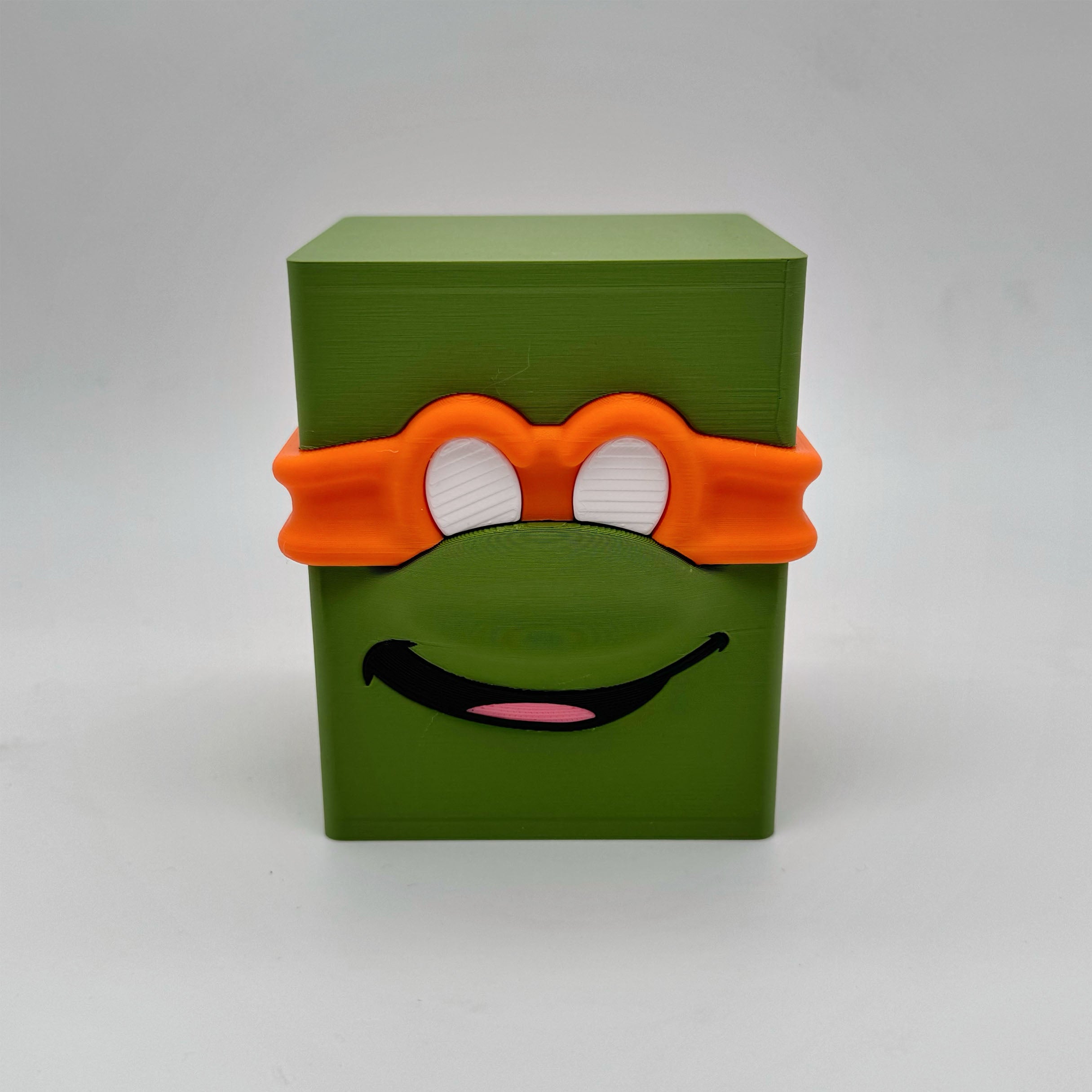 Turtle Head Commander Deck Box | Ninja Turtle Inspired | MTG Magic The Gathering