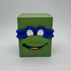 Turtle Head Commander Deck Box | Ninja Turtle Inspired | MTG Magic The Gathering