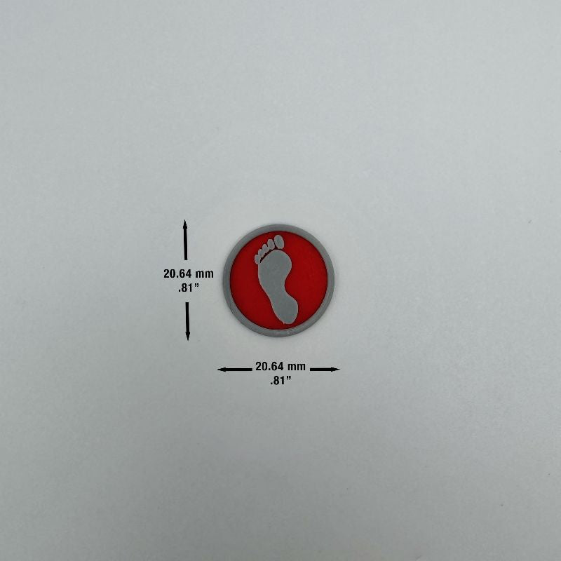 Footprint MTG Token | TMNT Inspired Magic the Gathering Token | DnD Tabletop Accessory