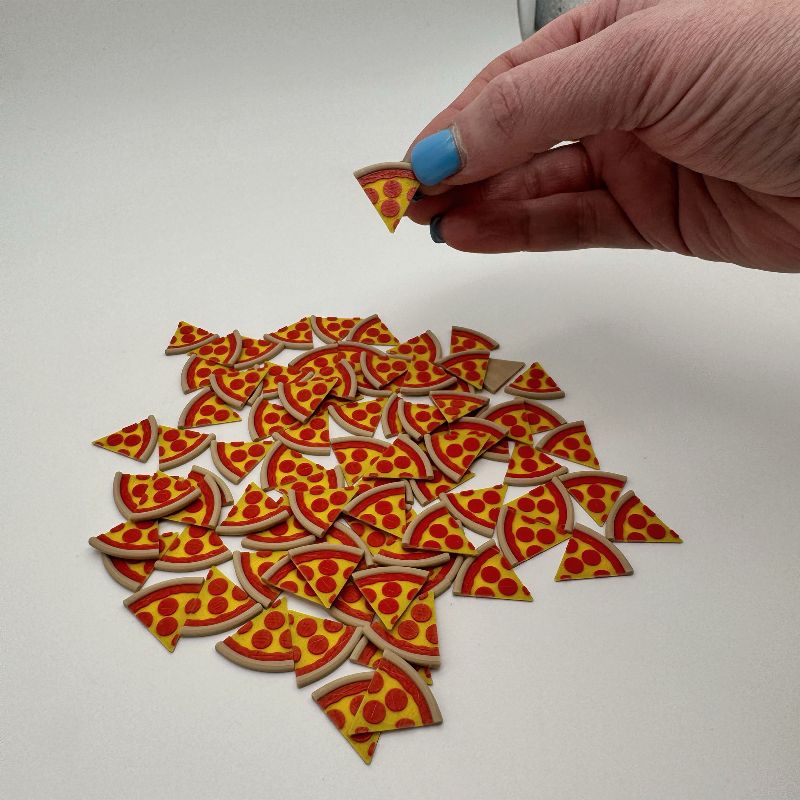 Pizza Slice MTG Token | TMNT Inspired Magic the Gathering Token | DnD Tabletop Accessory