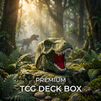 T-Rex Dinosaur MTG Commander Deck Box | TCG Magic The Gathering Card Holder Case