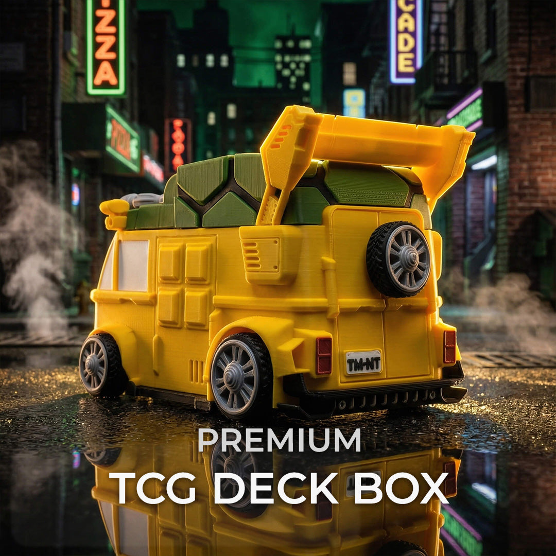 Party Wagon MTG Commander Deck Box | TMNT Inspired Magic The Gathering Card Holder