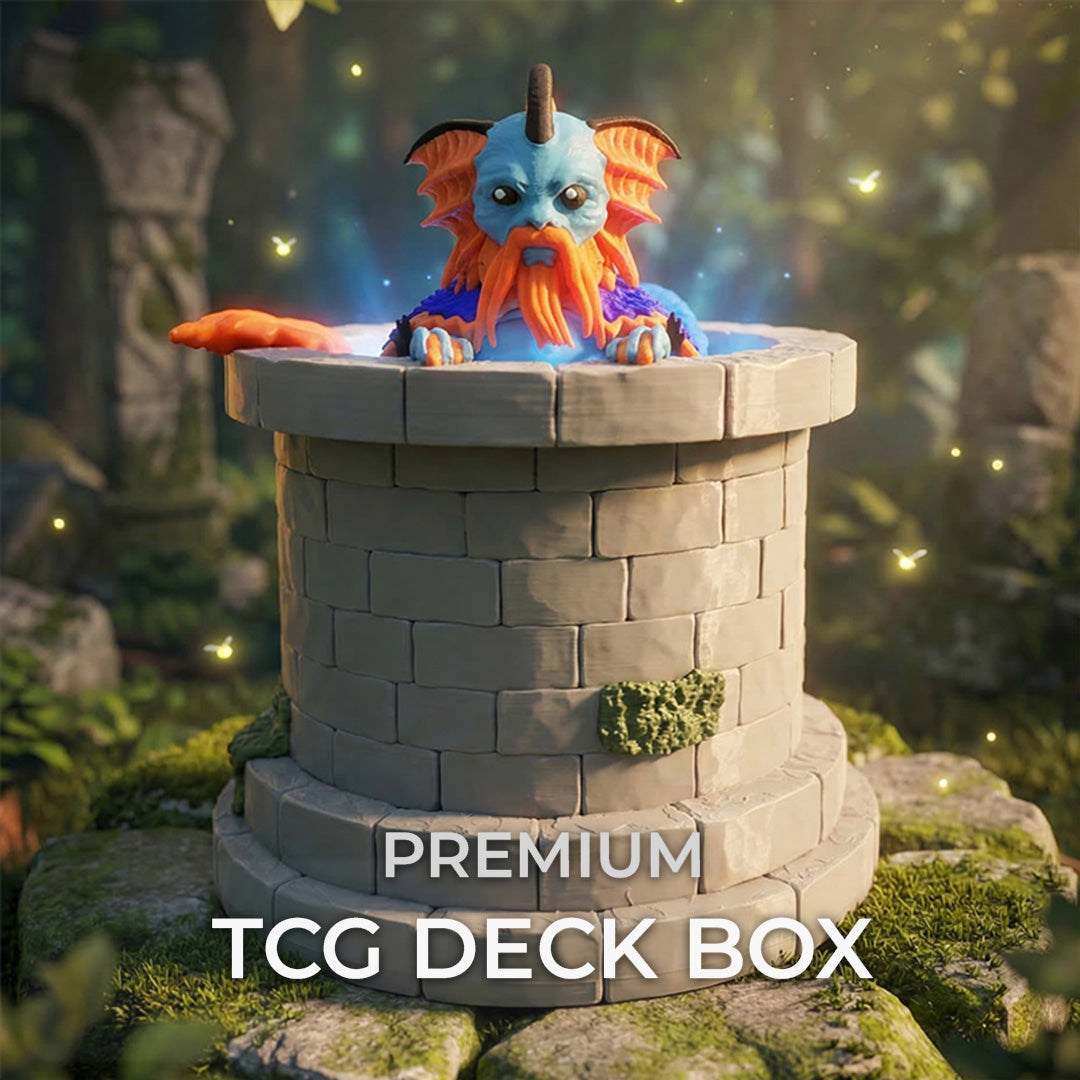 Well Guardian MTG Commander Deck Box | Lorwyn Inspired Magic The Gathering Card Holder